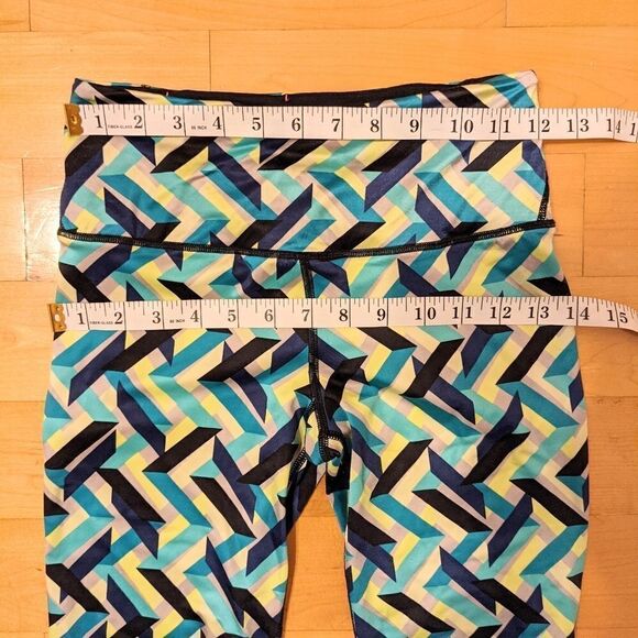 Victoria's Secret VSX Sport Women Blue Active graphic yoga Pants XS @M2 - Picture 9 of 10